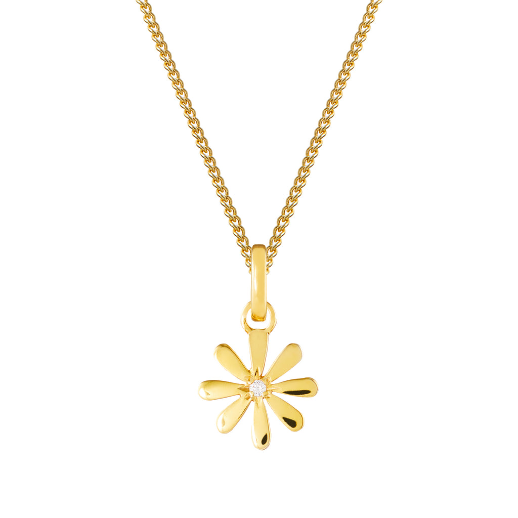 Daisy Gold Plated Clip Charm