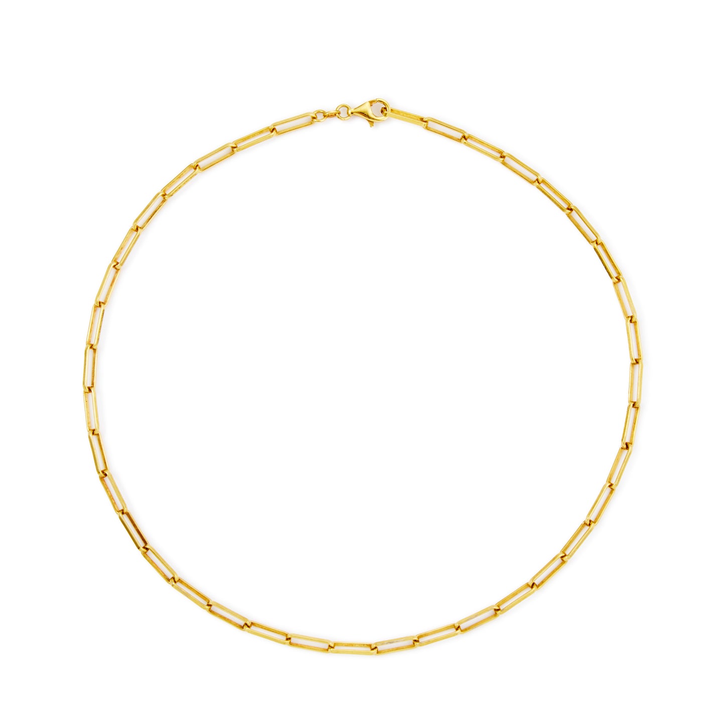 Iconic Links Gold Paperclip Chain