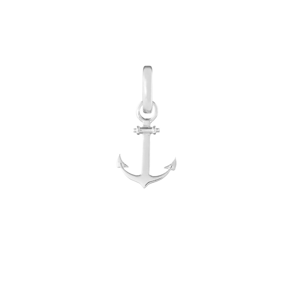 Anchor Silver Clip Charm