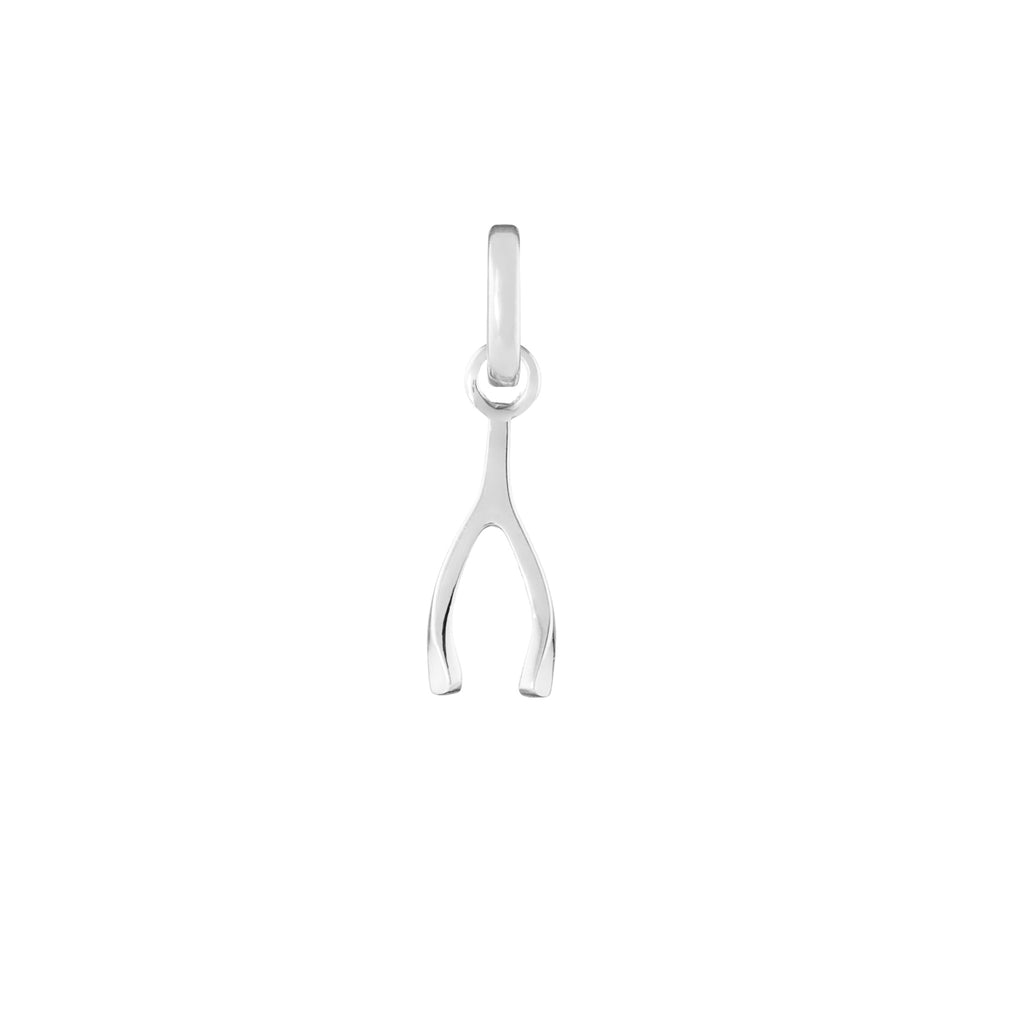 Wishbone Silver Clip Charm