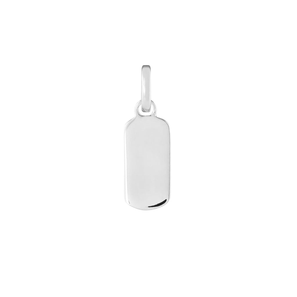 Personalised Tag Silver Clip Charm