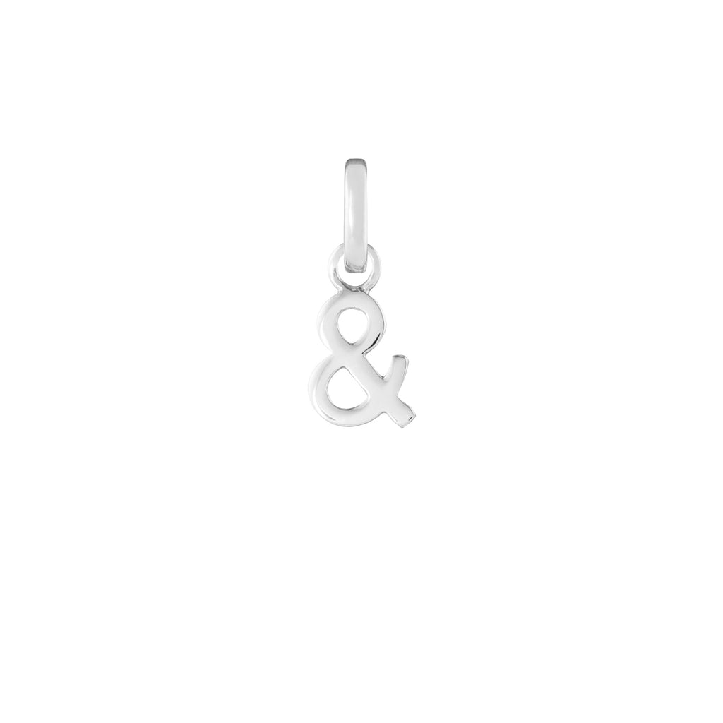 Ampersand Silver Clip Charms