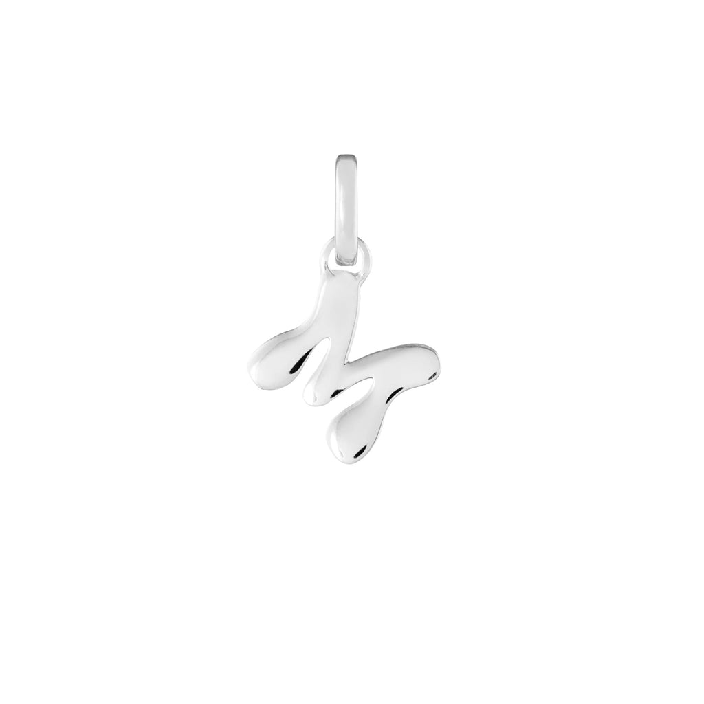 Letter Silver Clip Charm