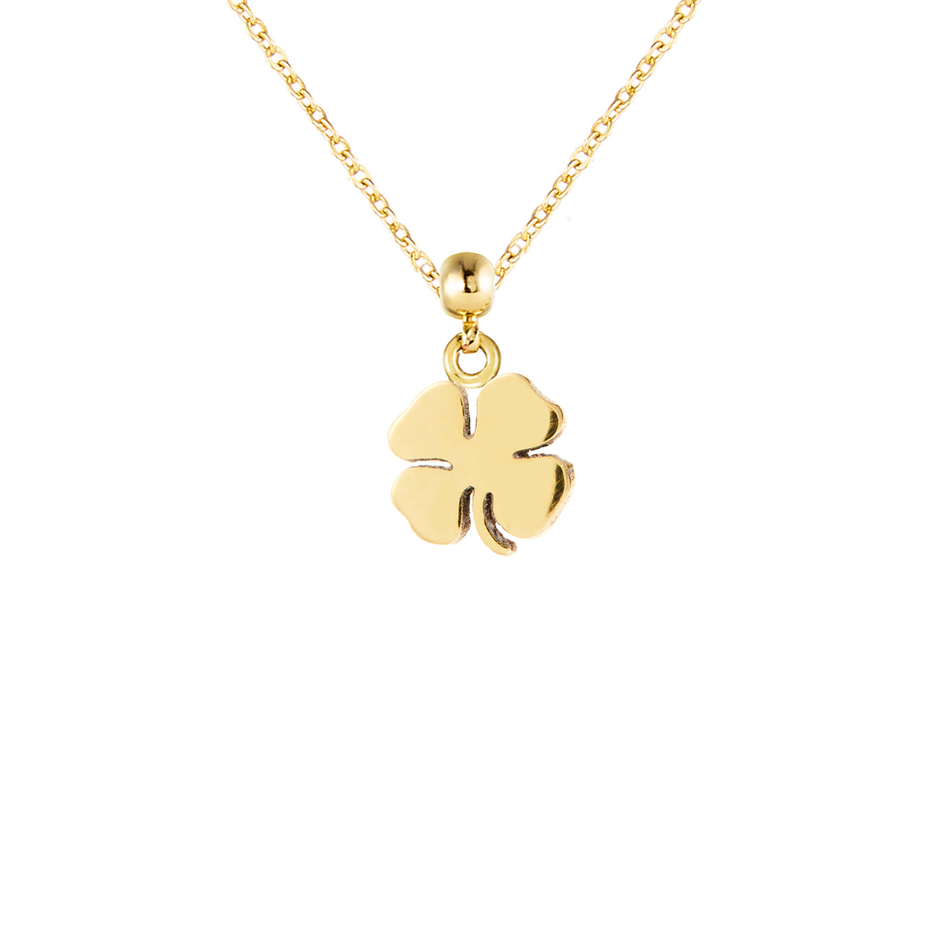 Four Leaf Clover Gold Plated Charm