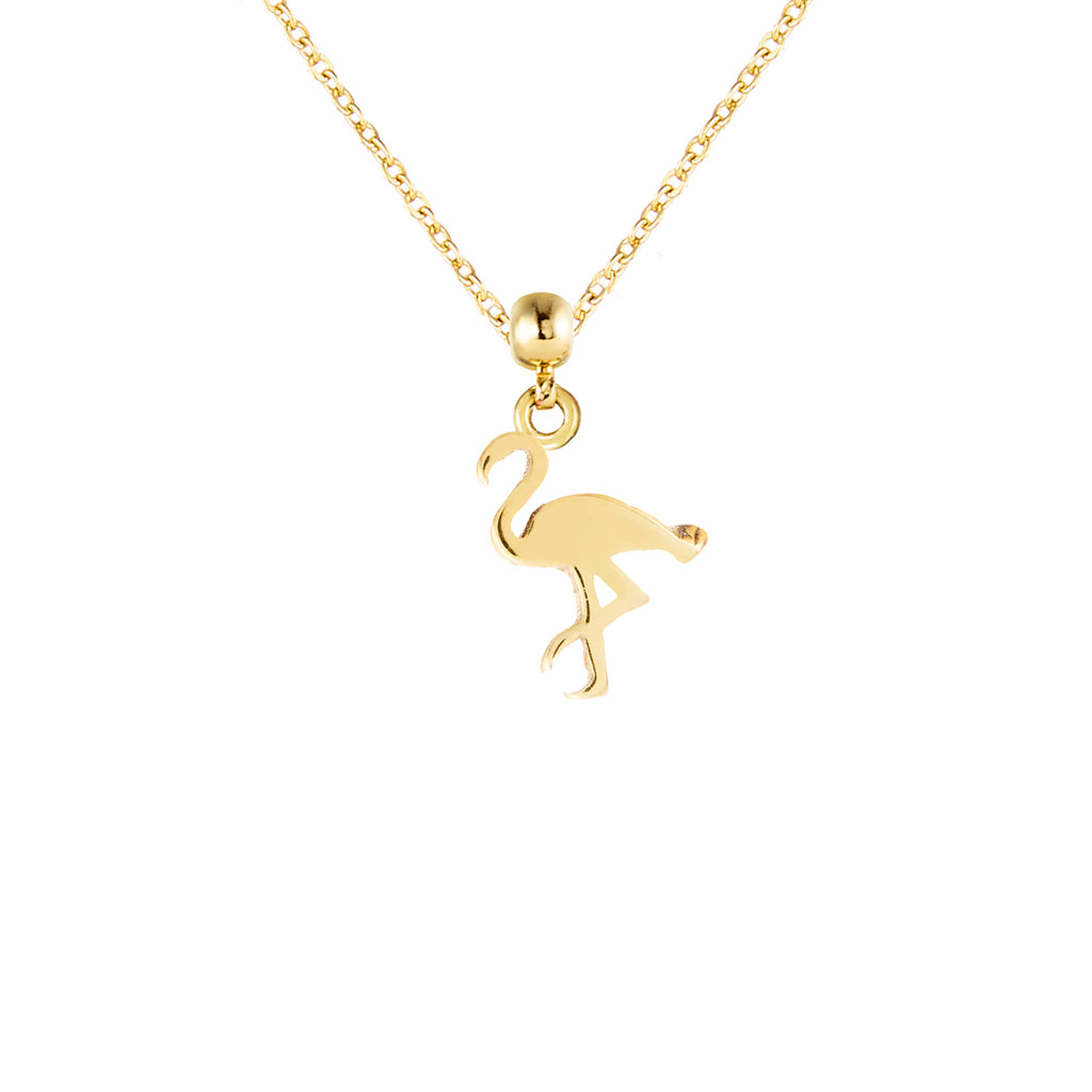 Flamingo Gold Plated Charm