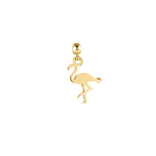 Flamingo Gold Plated Charm