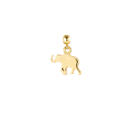 Elephant Brass Charm