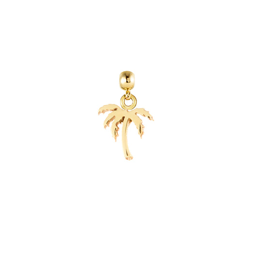 Palm Tree Gold Plated Charm