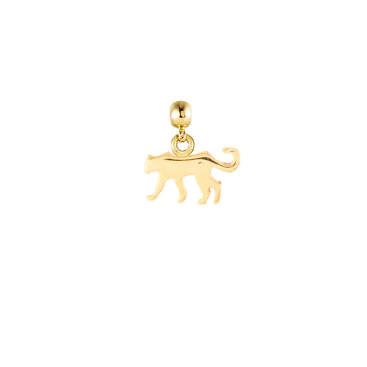 Leopard Brass Charm
