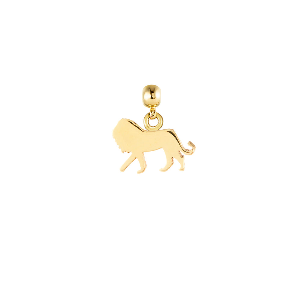 Lion 9ct Gold Charm