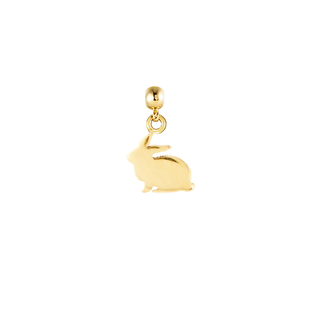 Rabbit 9ct Gold Charm