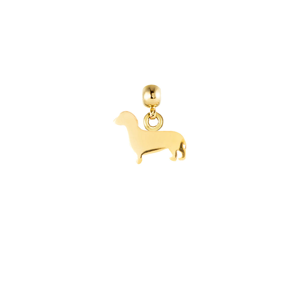Sausage Dog 9ct Gold Charm