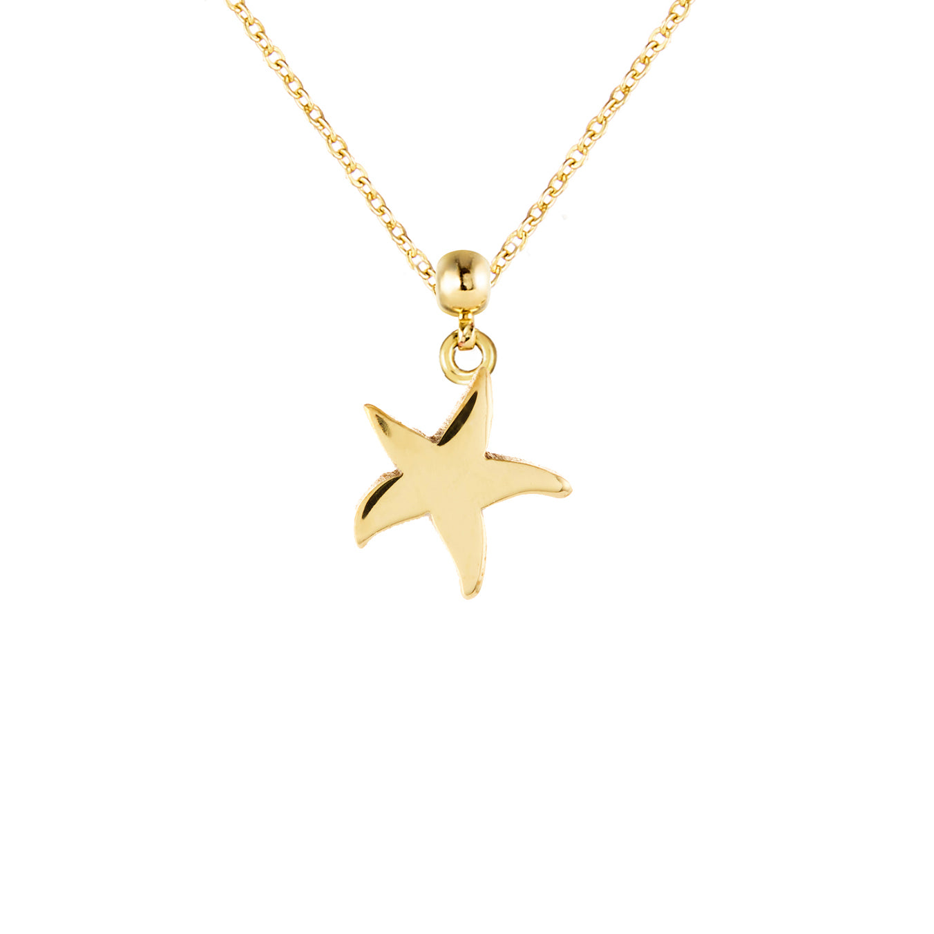 Starfish Brass Charm