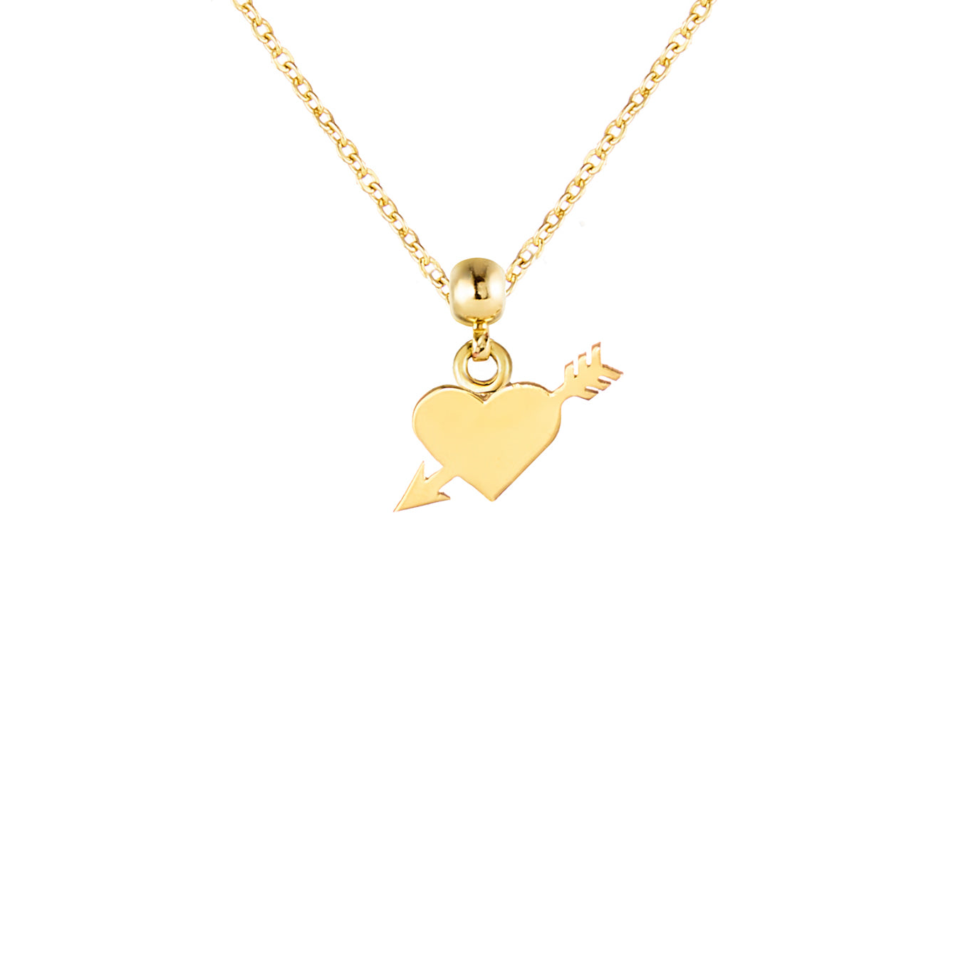 Stolen My Heart Gold Plated Charm