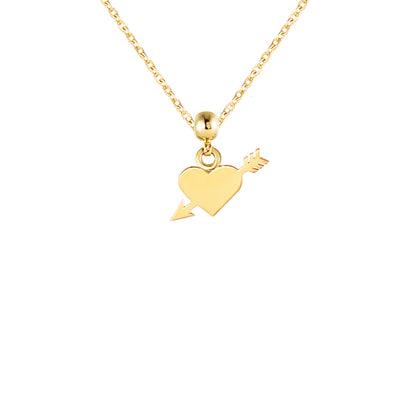 Stolen My Heart Gold Plated Charm