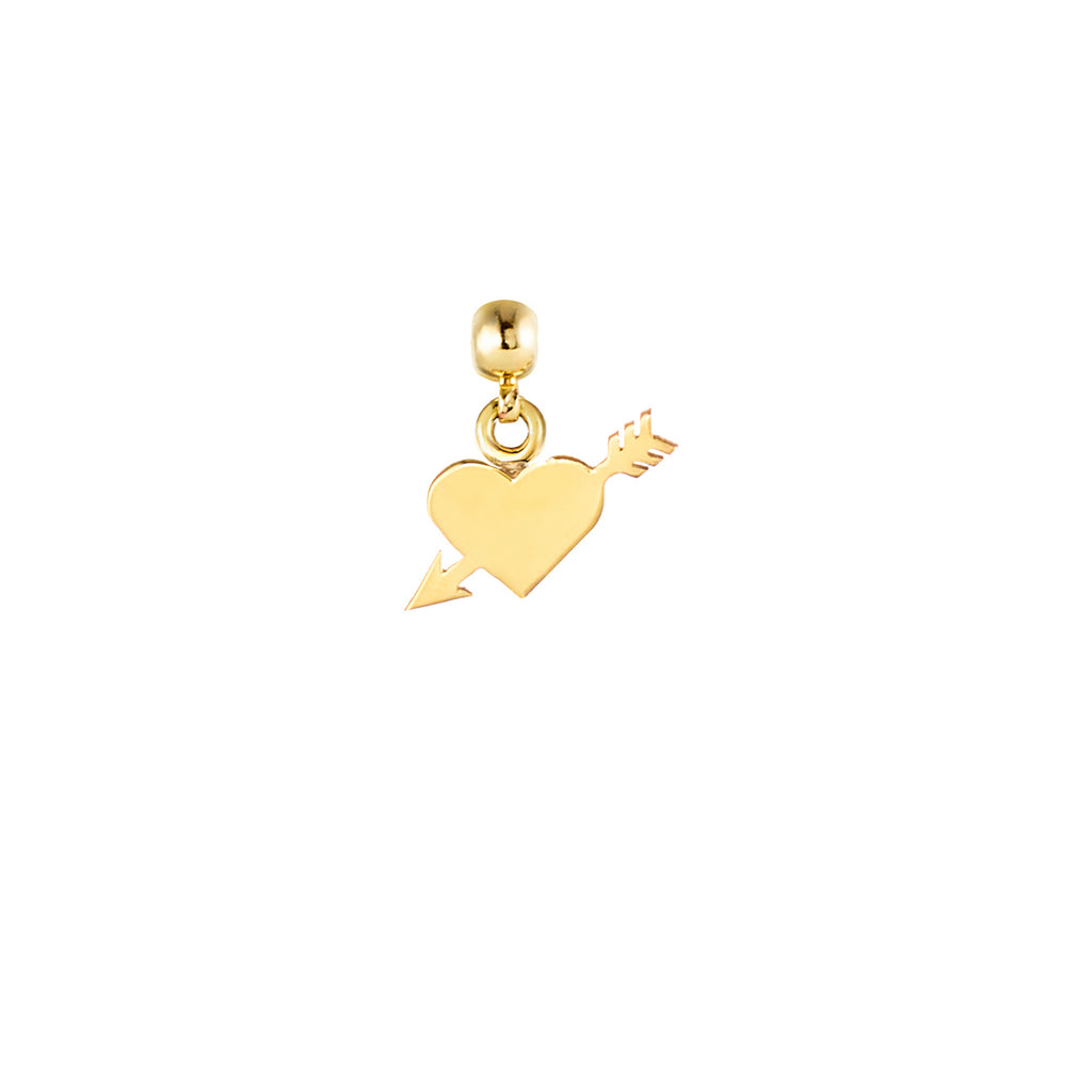 Stolen My Heart 9ct Gold Charm
