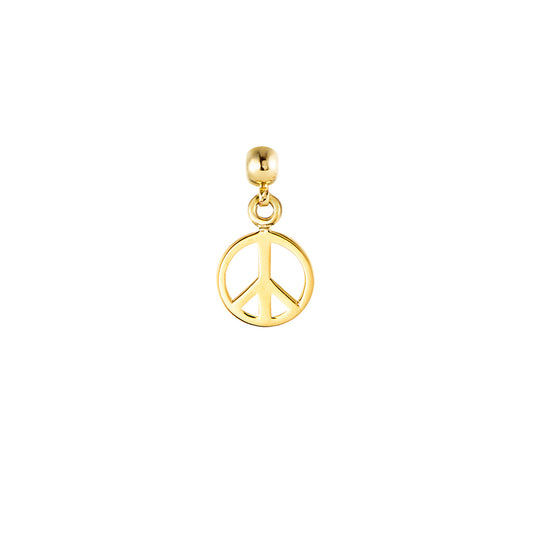 Peace Gold Plated Charm