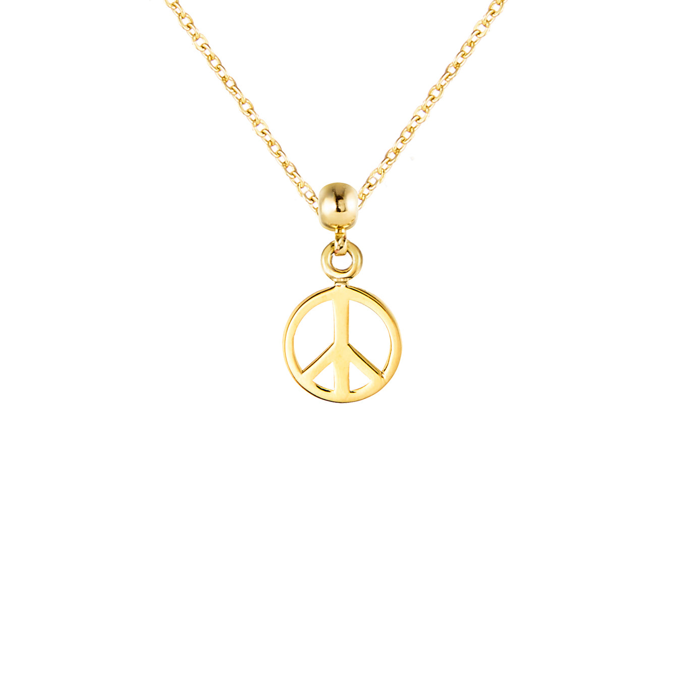 Peace Gold Plated Charm