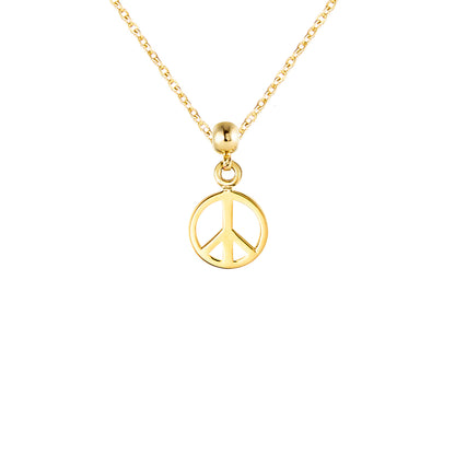 Peace Gold Plated Charm