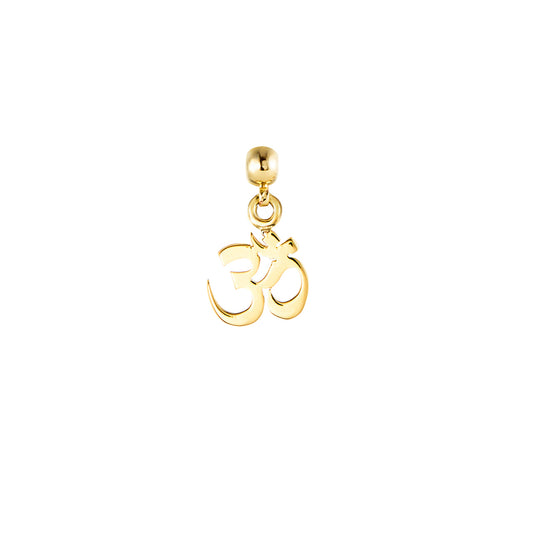 Om Gold Plated Charm