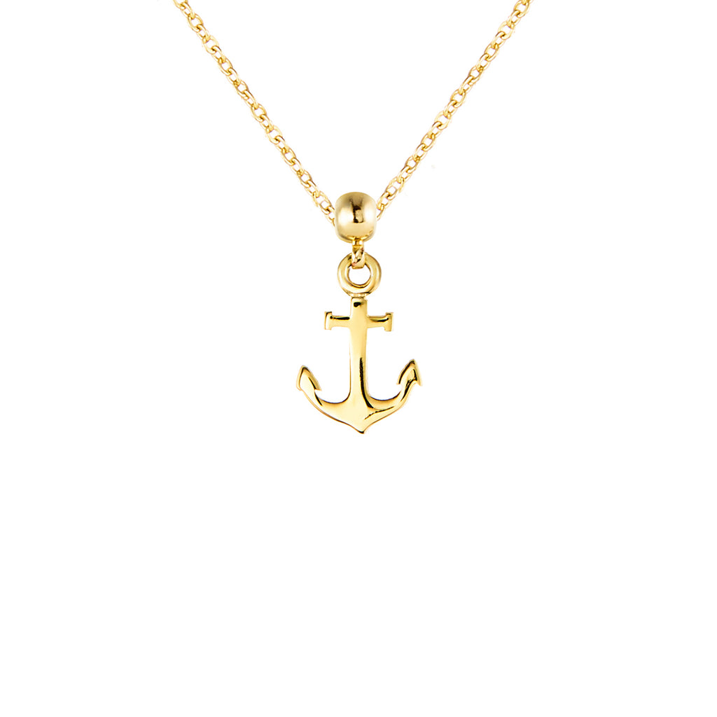 Anchor Gold Plated Charm