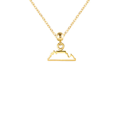 Table Mountain Gold Plated Charm