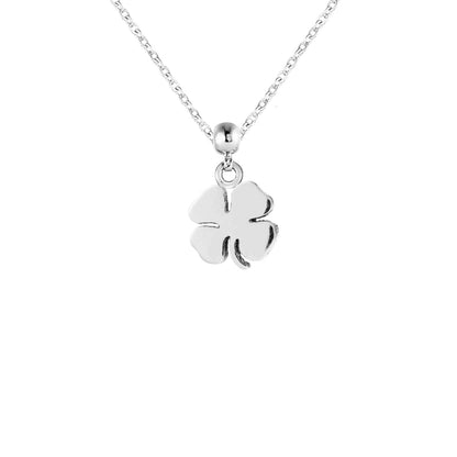 Four Leaf Clover Silver Charm