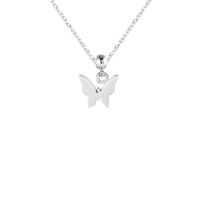 Butterfly Silver Charm