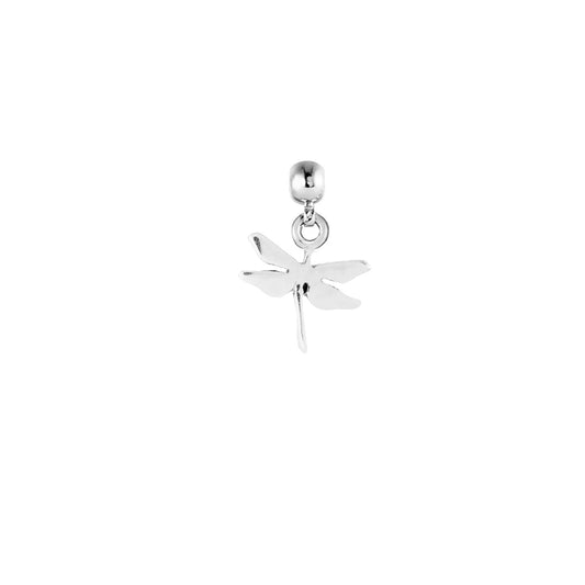 Dragonfly Silver Charm
