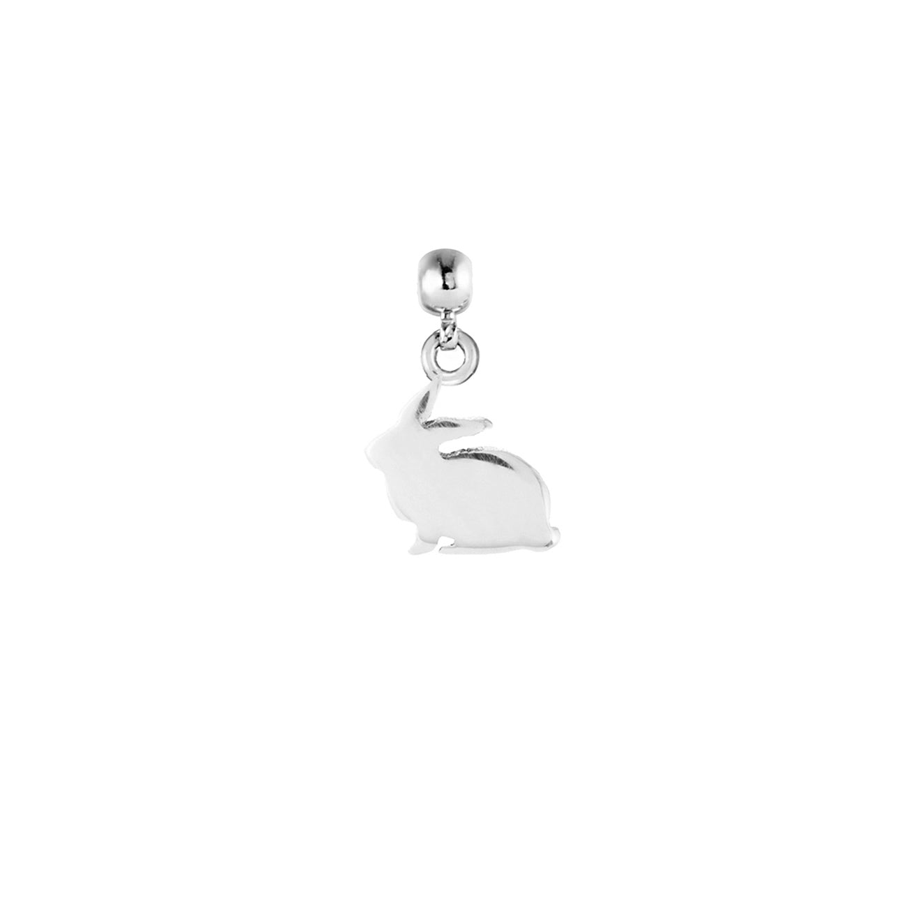 Rabbit Silver Charm