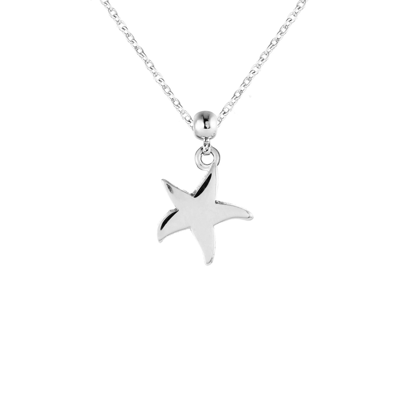 Starfish Silver Charm