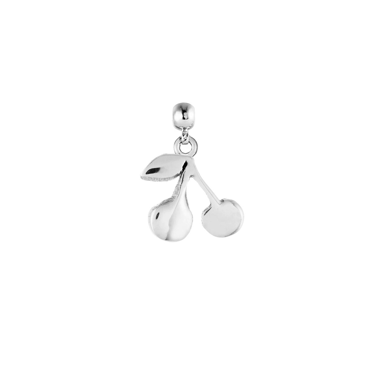 Cherry Silver Charm