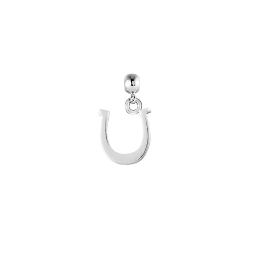 Horseshoe Silver Charm