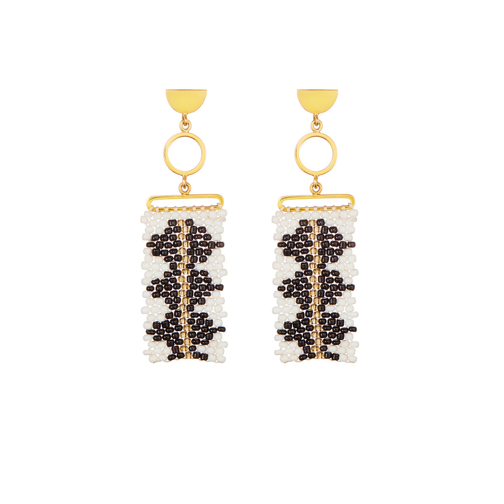 Imamu Statement Gold Plated Earrings
