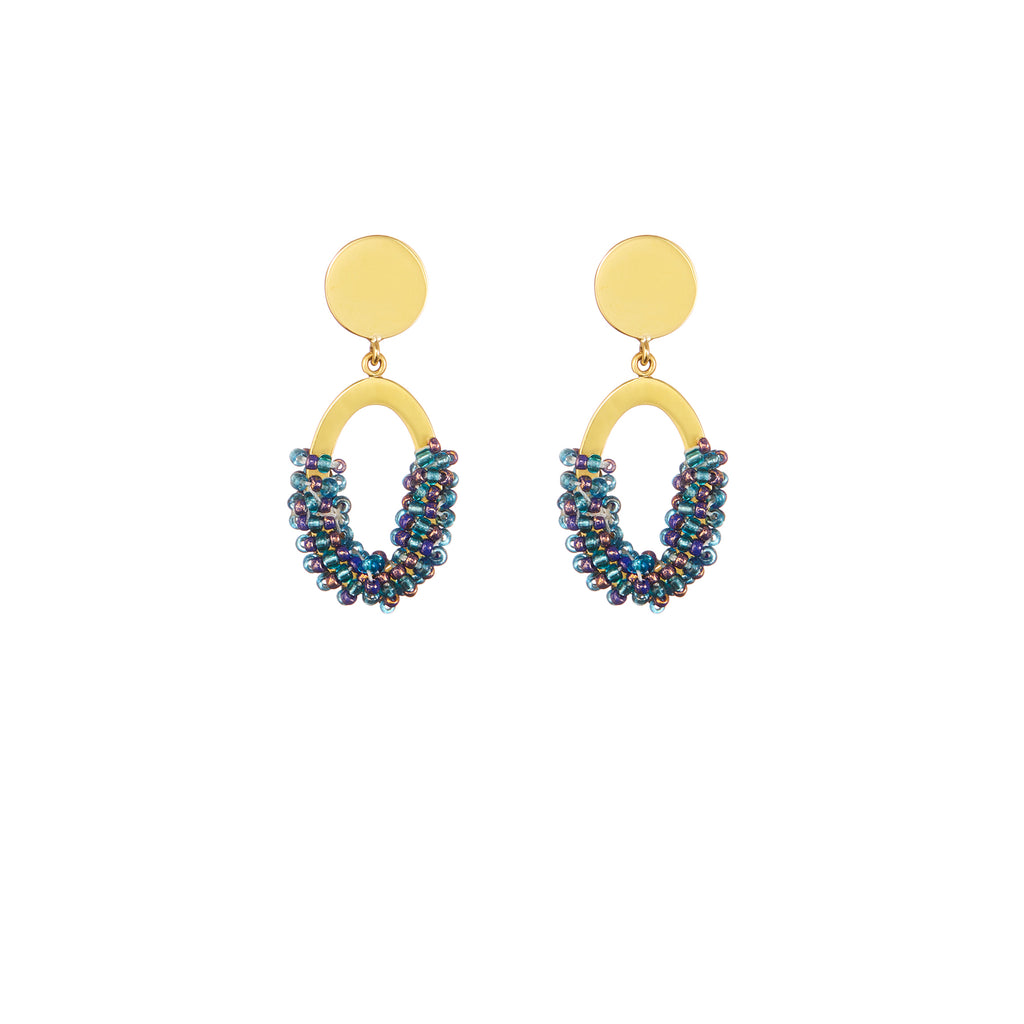 Monifa Statement Gold Plated Earrings