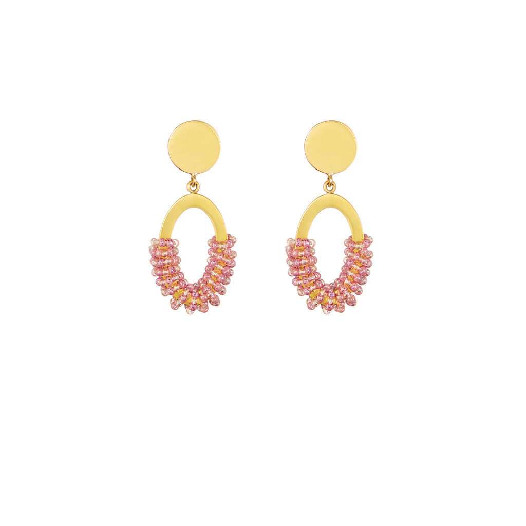Asha Statement Gold Plated Earrings