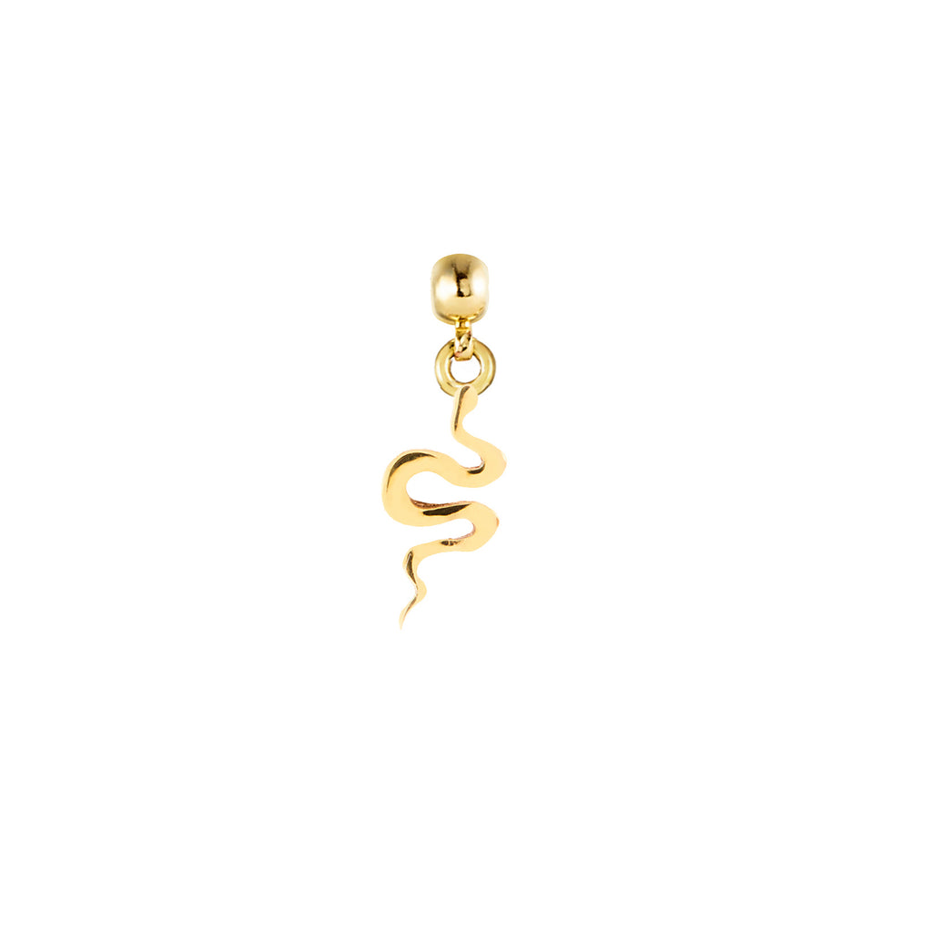 Snake 9ct Gold Charm