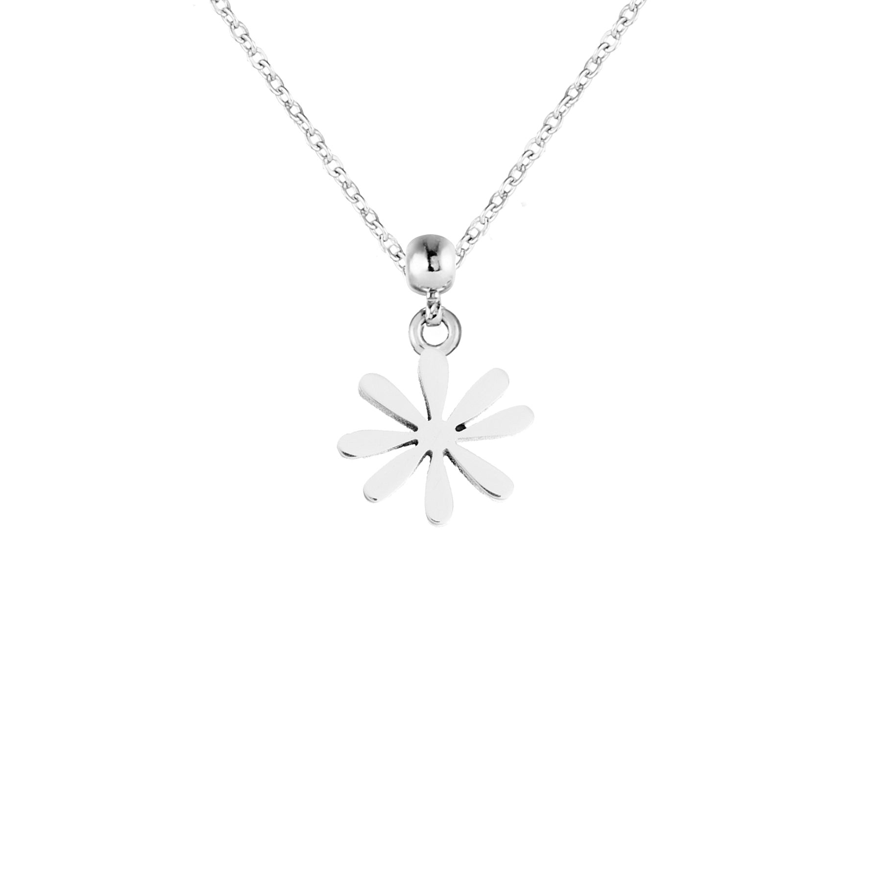 Daisy Silver Charm