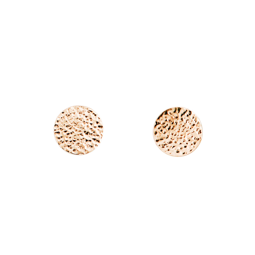 Circle Molten Stud Earrings | Molten Stud Earrings | ORA Jewellery