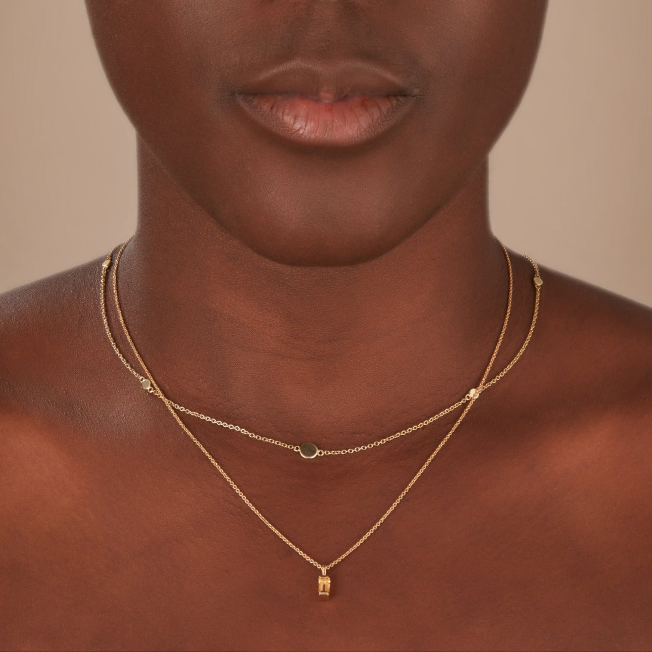 Ria Shine Silver Necklace