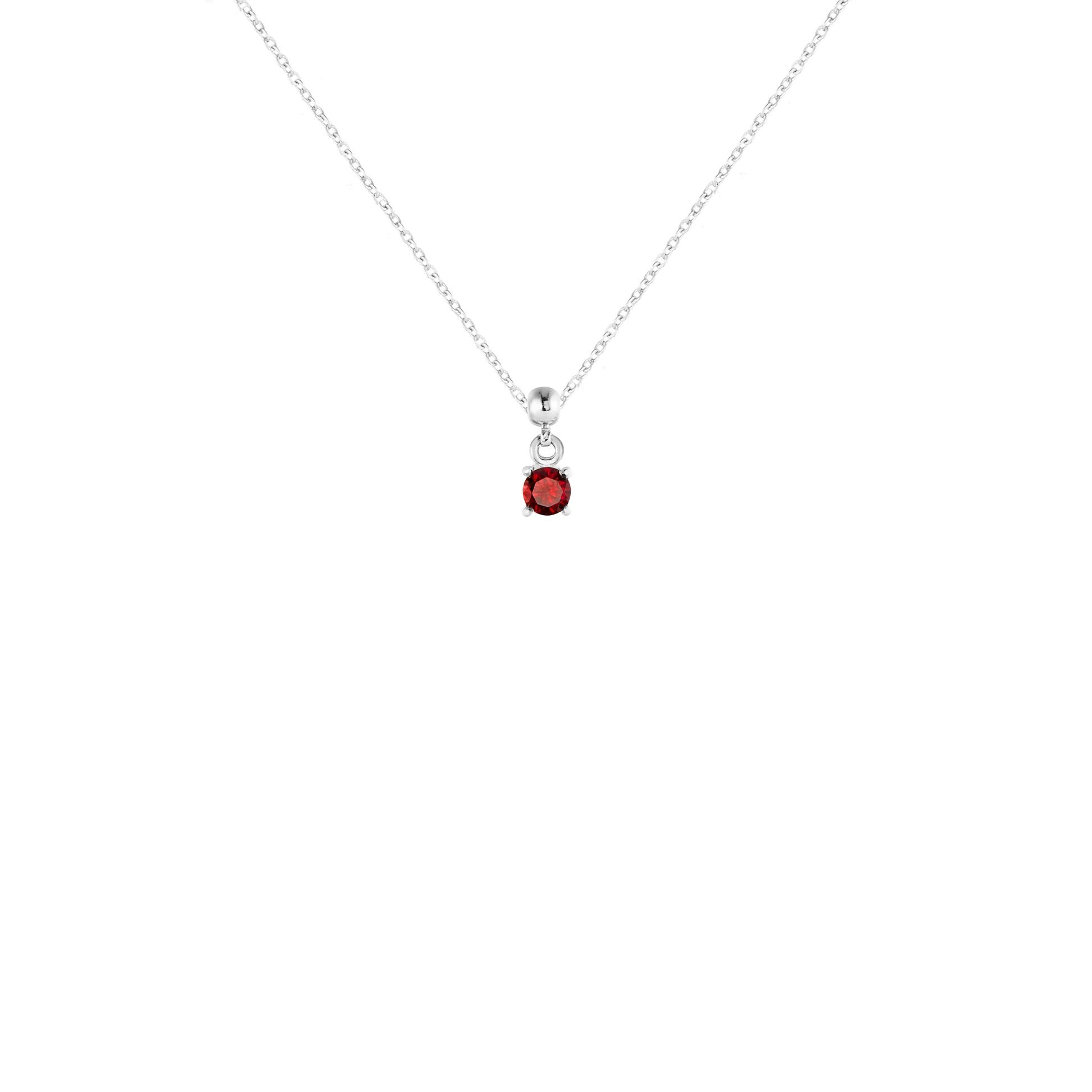 Birthstone Silver Charms