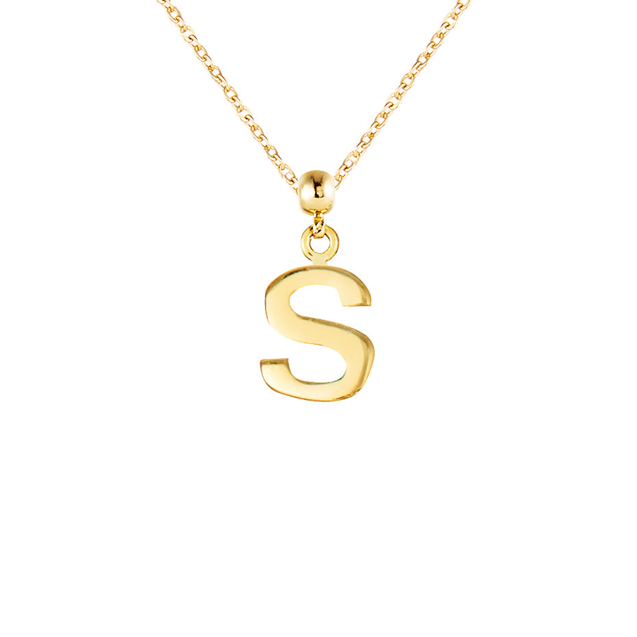 Letter Gold Plated Charms