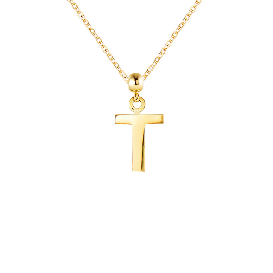 Letter Gold Plated Charms