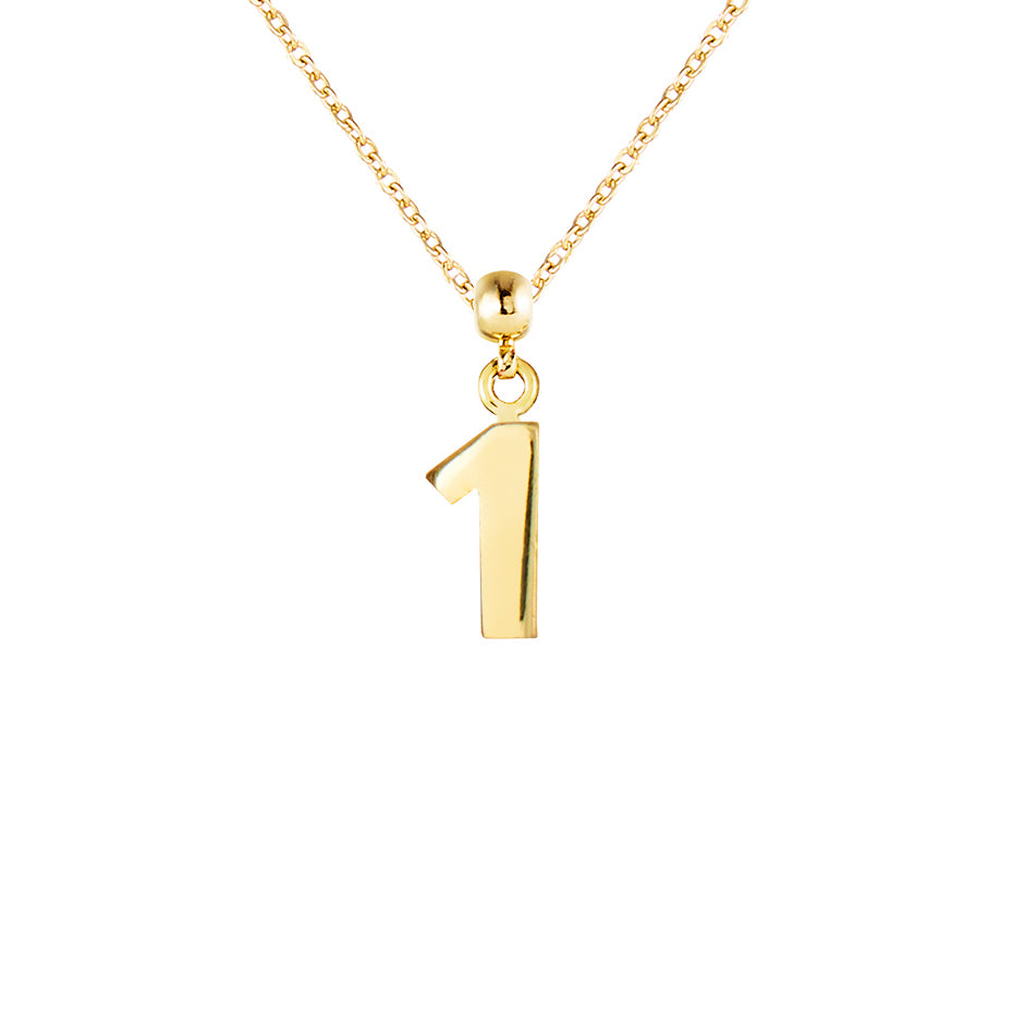 Number 9ct Gold Charms