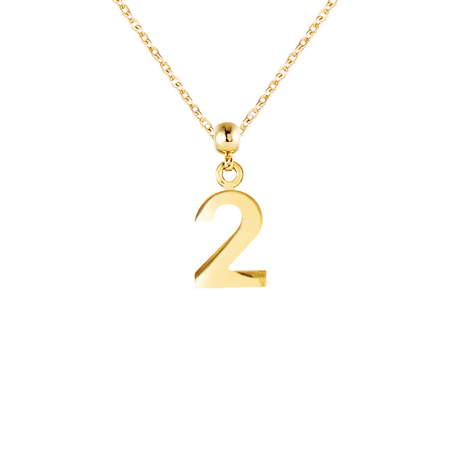 Number 9ct Gold Charms