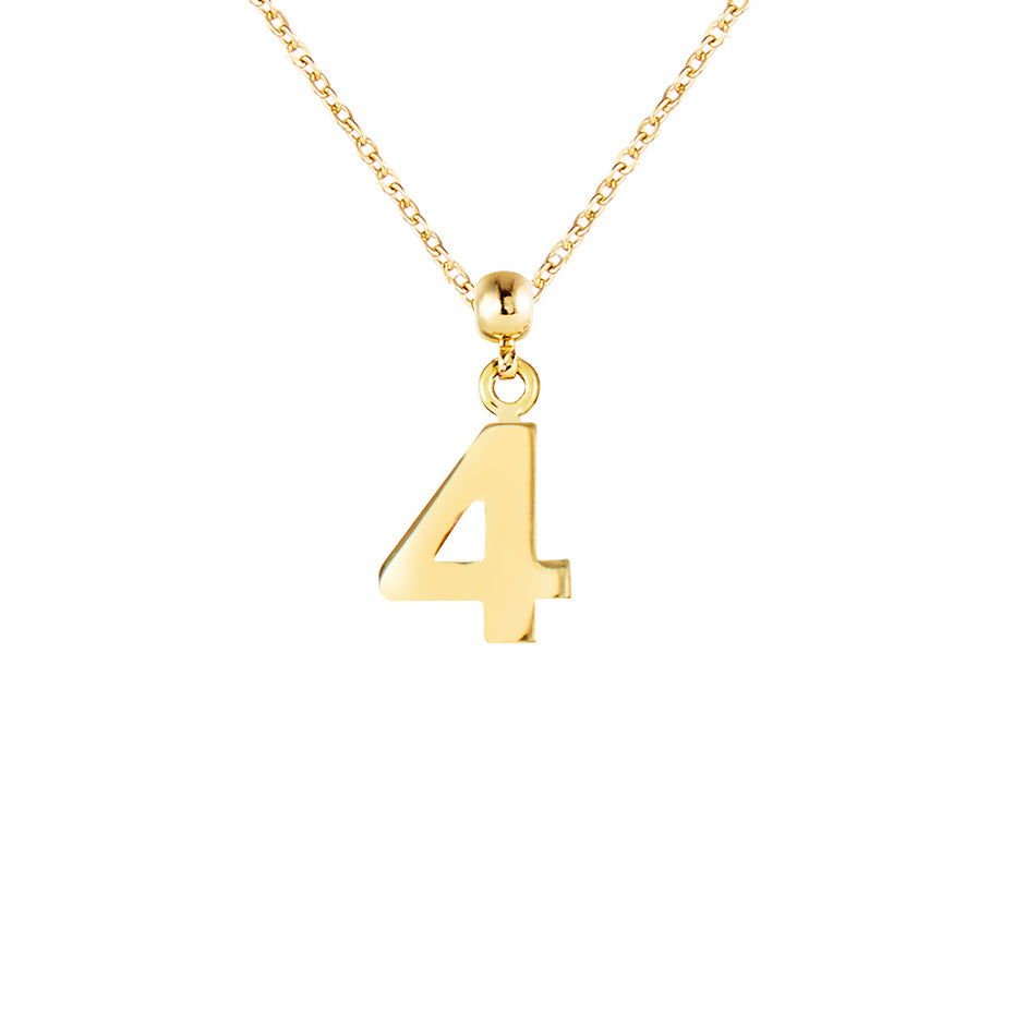 Number 9ct Gold Charms