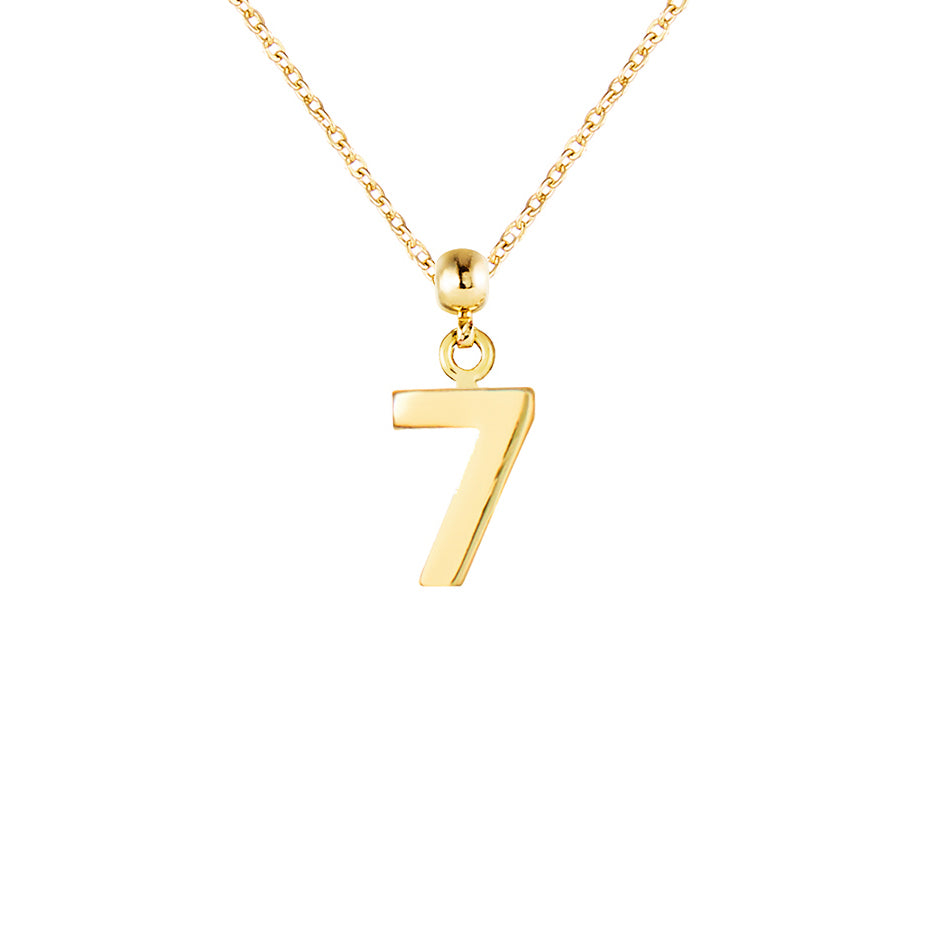 Number 9ct Gold Charms