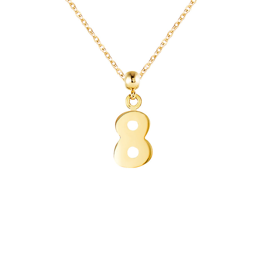 Number 9ct Gold Charms