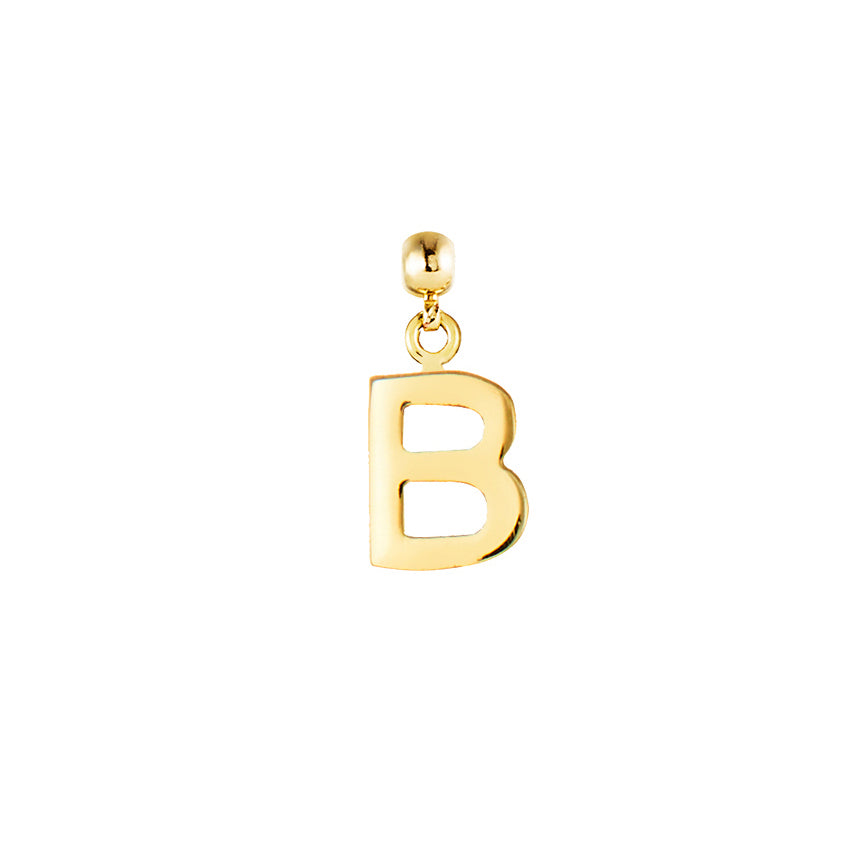 Letter Gold Plated Charms