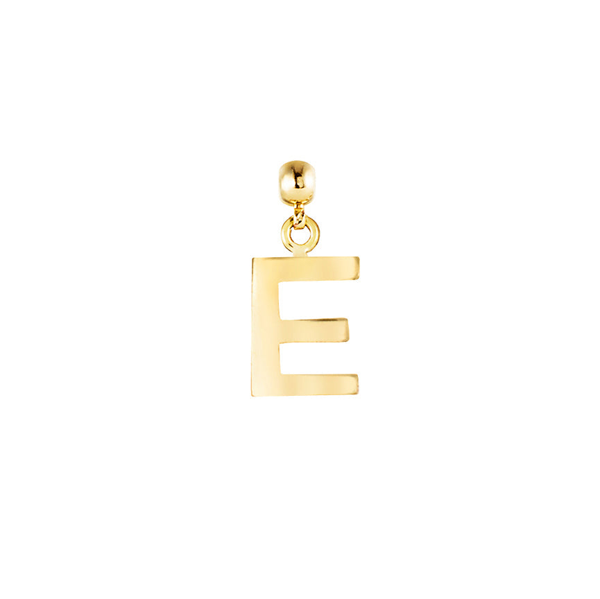 Letter Gold Plated Charms